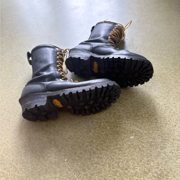 Hathorne Explorer Leather Smoke Jumper Lace-Up Boots Model H7809 Sz 8D - Picture 5 of 6